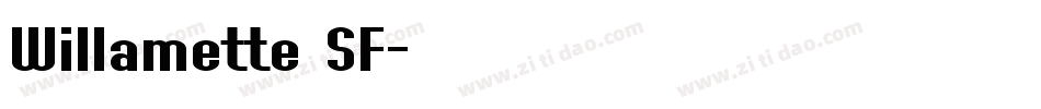 Willamette SF字体转换